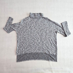 American Eagle Outfitters Pullover Women's Size Med Gray Cowl Neck Long Sleeve